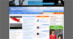 Desktop Screenshot of miroirsocial.com